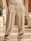 Men’s Relaxed-Fit Pleated Pants
