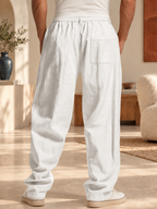 Men’s Relaxed-Fit Pleated Pants